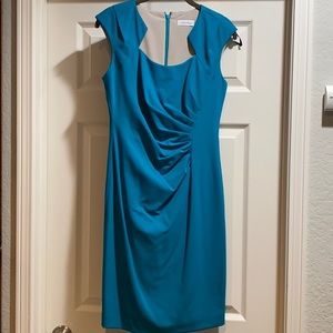 Teal Calvin Klein dress